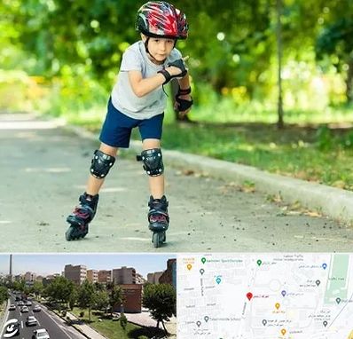 آموزشگاه اسکیت در شهرک آزمایش