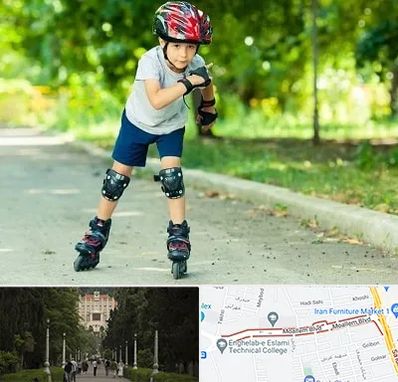 آموزشگاه اسکیت در بلوار معلم رشت