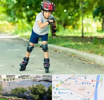 آموزشگاه اسکیت در گلستان اهواز