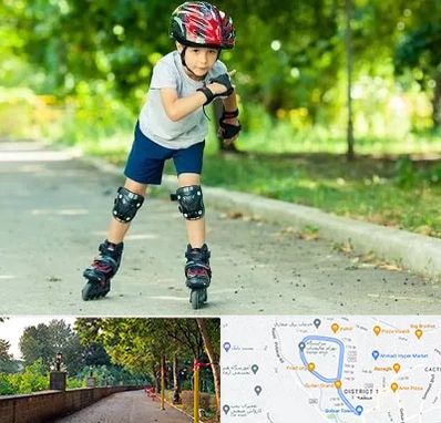 آموزشگاه اسکیت در فلکه گاز رشت