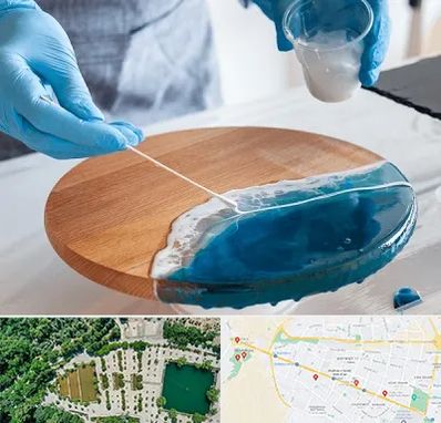 کلاس آموزش رزین در وکیل آباد مشهد