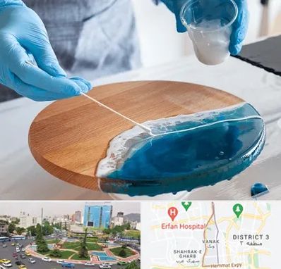 کلاس آموزش رزین در ونک 