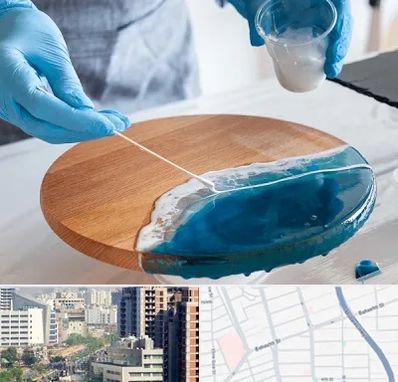 کلاس آموزش رزین در خیابان بهشتی