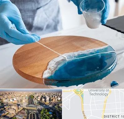 کلاس آموزش رزین در استاد معین 