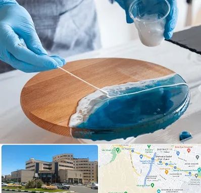 کلاس آموزش رزین در صیاد شیرازی مشهد