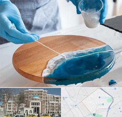 کلاس آموزش رزین در طلاب مشهد