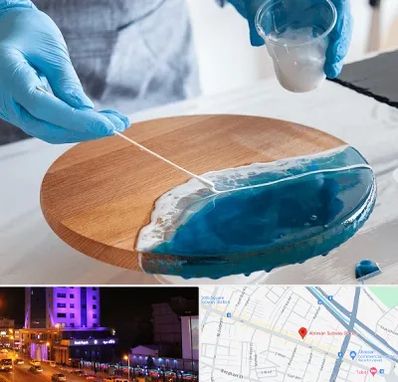 کلاس آموزش رزین در آبرسان تبریز