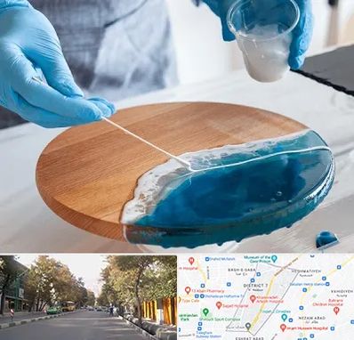 کلاس آموزش رزین در شریعتی 