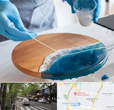 کلاس آموزش رزین در ظفر 