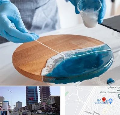 کلاس آموزش رزین در چهارراه طالقانی کرج