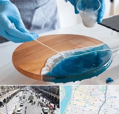 کلاس آموزش رزین در نادری اهواز