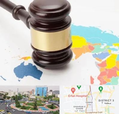 وکیل بین المللی در ونک 