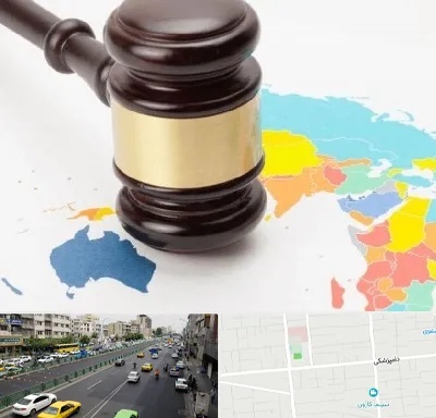 وکیل بین المللی در خیابان دامپزشکی