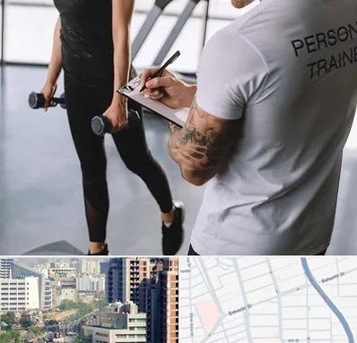 مربی خصوصی بدنسازی در خیابان بهشتی