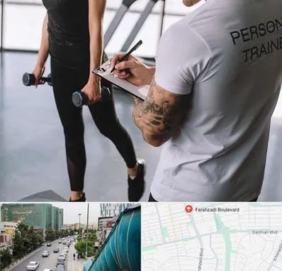 مربی خصوصی بدنسازی در بلوار فرحزادی