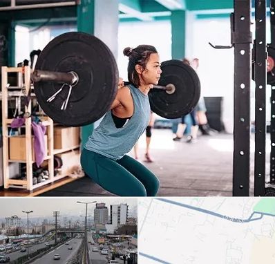 مربی بدنسازی خانم در بلوار ارتش