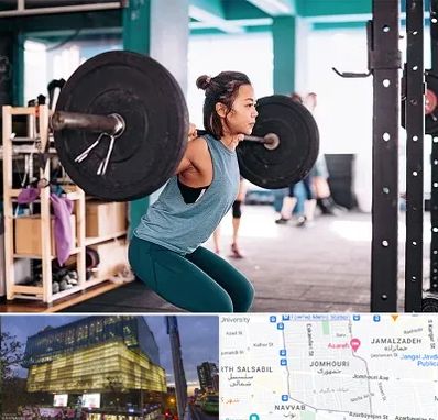 مربی بدنسازی خانم در جمهوری 