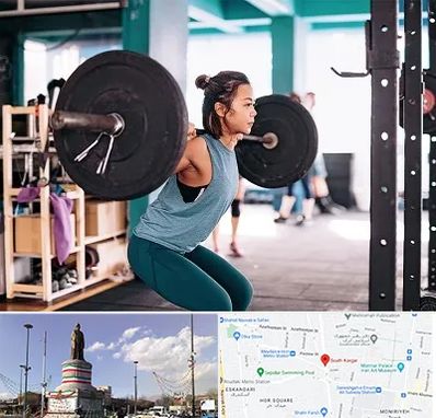 مربی بدنسازی خانم در کارگر جنوبی 