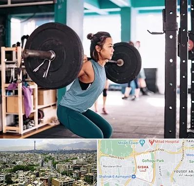 مربی بدنسازی خانم در گیشا 