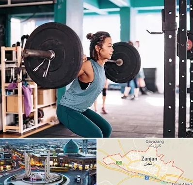 مربی بدنسازی خانم در زنجان