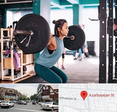 مربی بدنسازی خانم در خیابان آذربایجان
