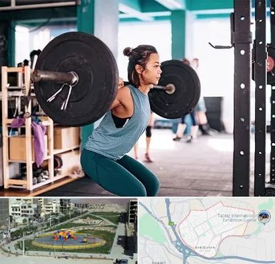 مربی بدنسازی خانم در مرزداران تبریز