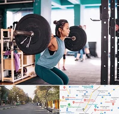 مربی بدنسازی خانم در شریعتی 