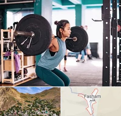 مربی بدنسازی خانم در فشم