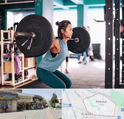 مربی بدنسازی خانم در پرواز تبریز
