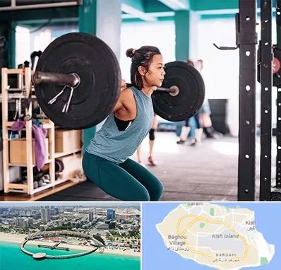 مربی بدنسازی خانم در کیش