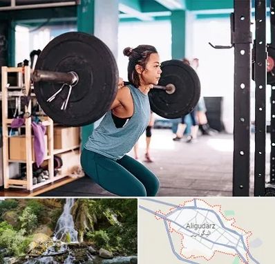 مربی بدنسازی خانم در الیگودرز