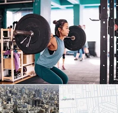 مربی بدنسازی خانم در جیحون