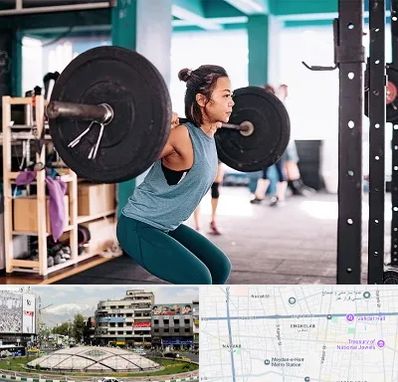 مربی بدنسازی خانم در مرکز تهران