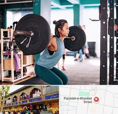 مربی بدنسازی خانم در 15 خرداد