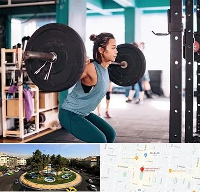 مربی بدنسازی خانم در هفت حوض 