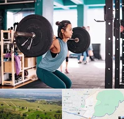 مربی بدنسازی خانم در سوهانک