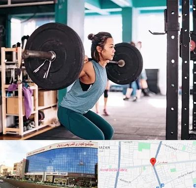 مربی بدنسازی خانم در نصف راه تبریز