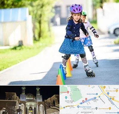 آموزشگاه اسکیت کودکان در زرگری شیراز