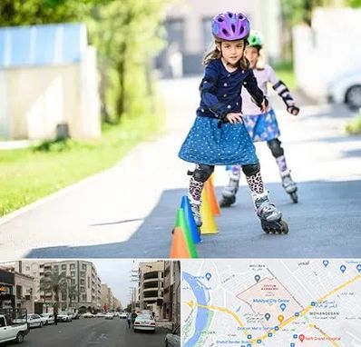 آموزشگاه اسکیت کودکان در زیتون کارمندی اهواز