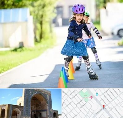 آموزشگاه اسکیت کودکان در مصلی مشهد