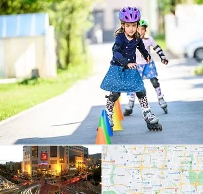 آموزشگاه اسکیت کودکان در جنت آباد تهران