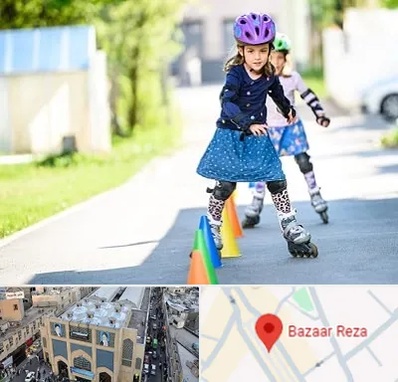 آموزشگاه اسکیت کودکان در بازار رضا مشهد