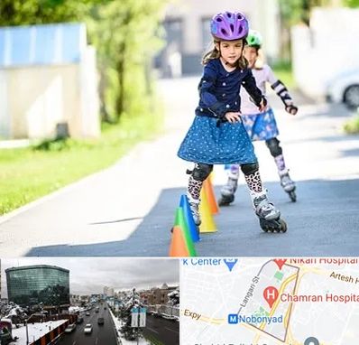 آموزشگاه اسکیت کودکان در اقدسیه