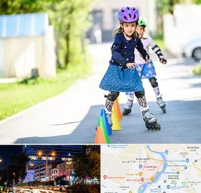 آموزشگاه اسکیت کودکان در کیانپارس اهواز