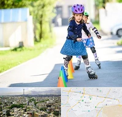 آموزشگاه اسکیت کودکان در منطقه 8 تهران