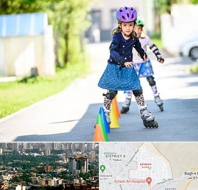 آموزشگاه اسکیت کودکان در عظیمیه کرج
