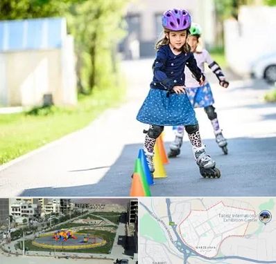 آموزشگاه اسکیت کودکان در مرزداران تبریز
