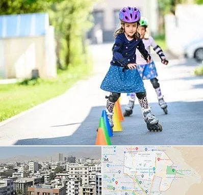 آموزشگاه اسکیت کودکان در منطقه 14 تهران