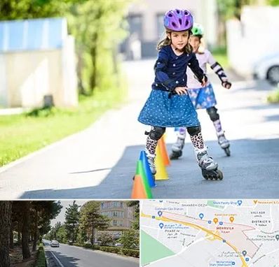 آموزشگاه اسکیت کودکان در مهرویلا کرج