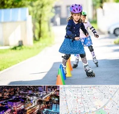 آموزشگاه اسکیت کودکان در منظریه رشت